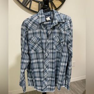 Men’s retro wrangler pearl snap